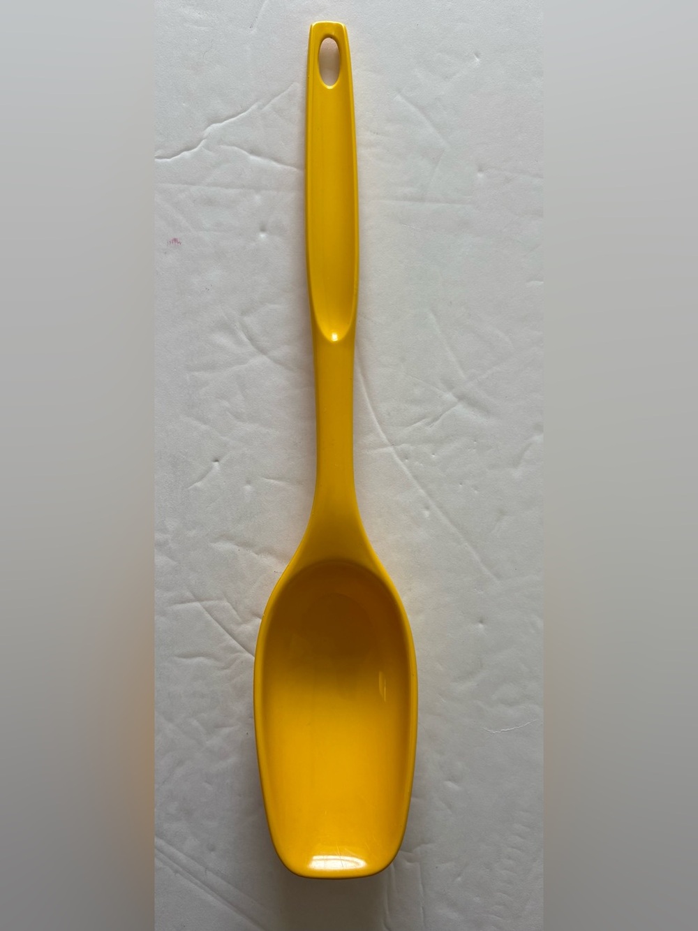 Foley Vintage Plastic Yellow Serving Mixing Spoon Utensil